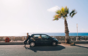 Visit with a Rental Car