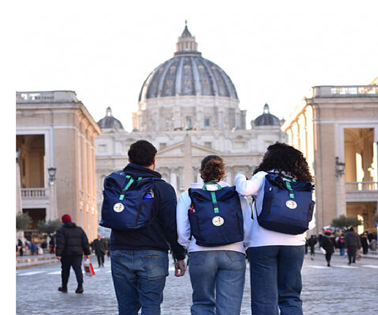 compact icons suitable for Catholic vacations and pilgrimages
